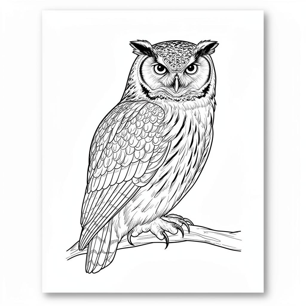 Animal coloring page preview